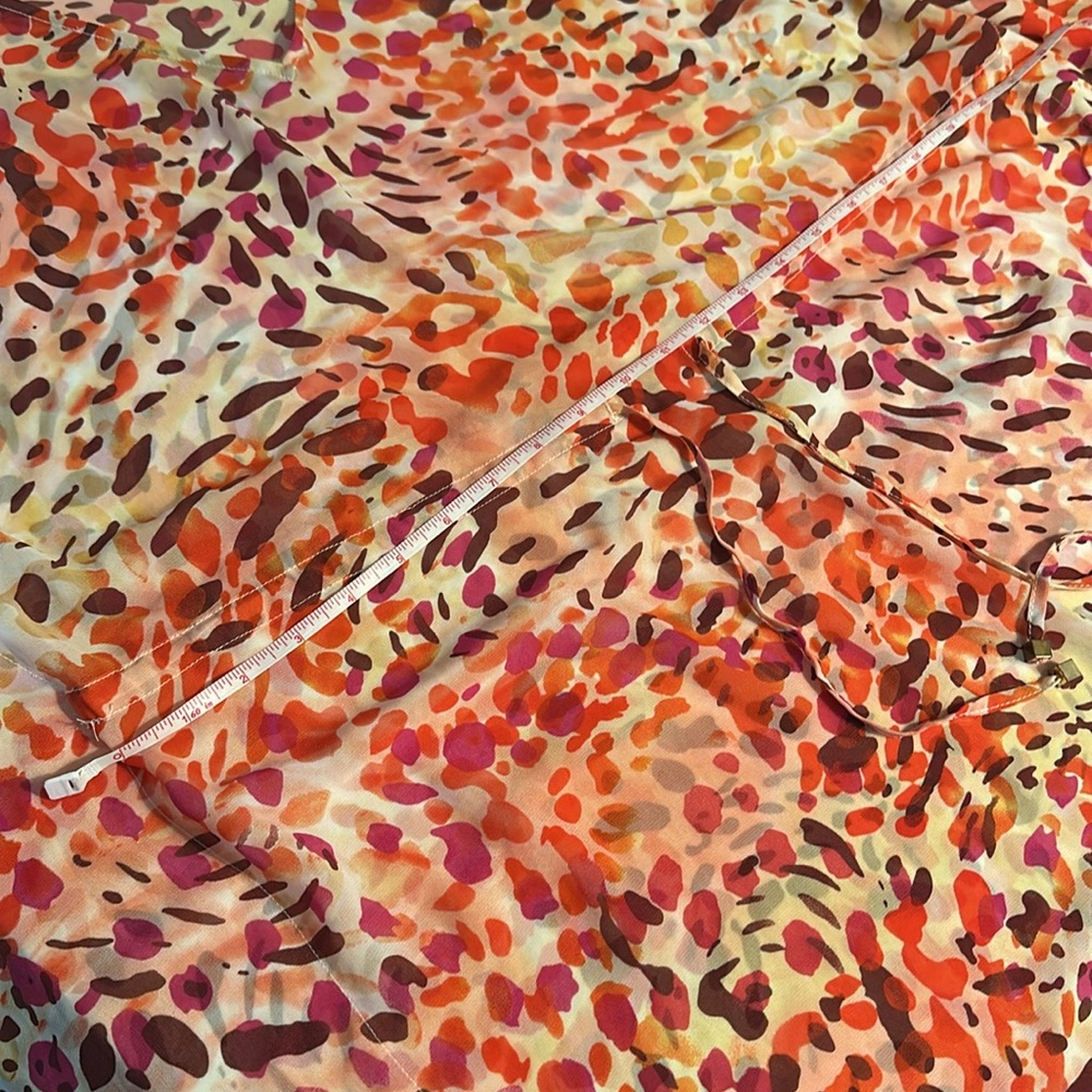JustFab Animal Print Coverup size Medium 🧡💛 - Picture 10 of 13